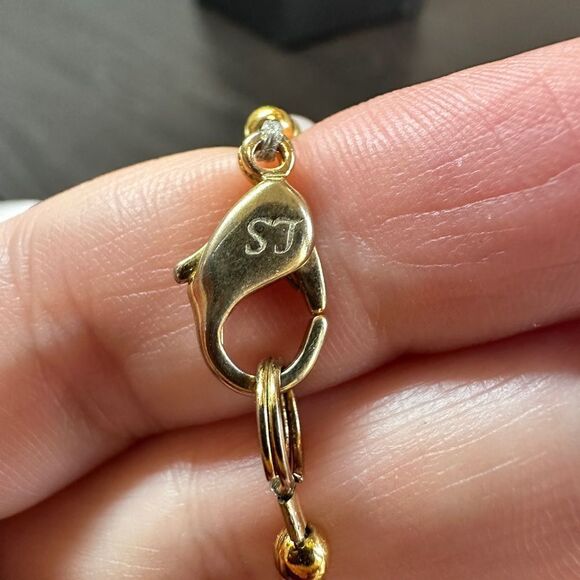 Lee Sands signed, solid, multi-strand rose quartz chip necklace! - Picture 11 of 11